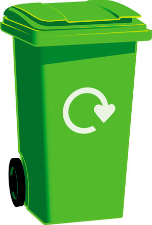 Recycling green bin sale